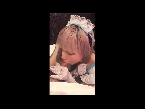 ❤️ Japonský idol [mayuka], kostým francúzskej slúžky, časť 1, fajčenie a honenie s pleťovým mliekom ❤ Porno vk na nás